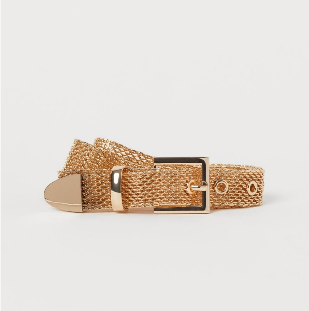 Gold tone belt